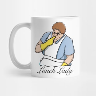 Chris Farley as the Lunch Lady Mug